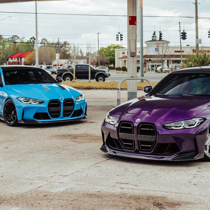 SooQoo BMW M3/M4 SQ Aero Front Grille In Gloss Pre Preg Carbon Fibre (G80/G81/G82/G83)