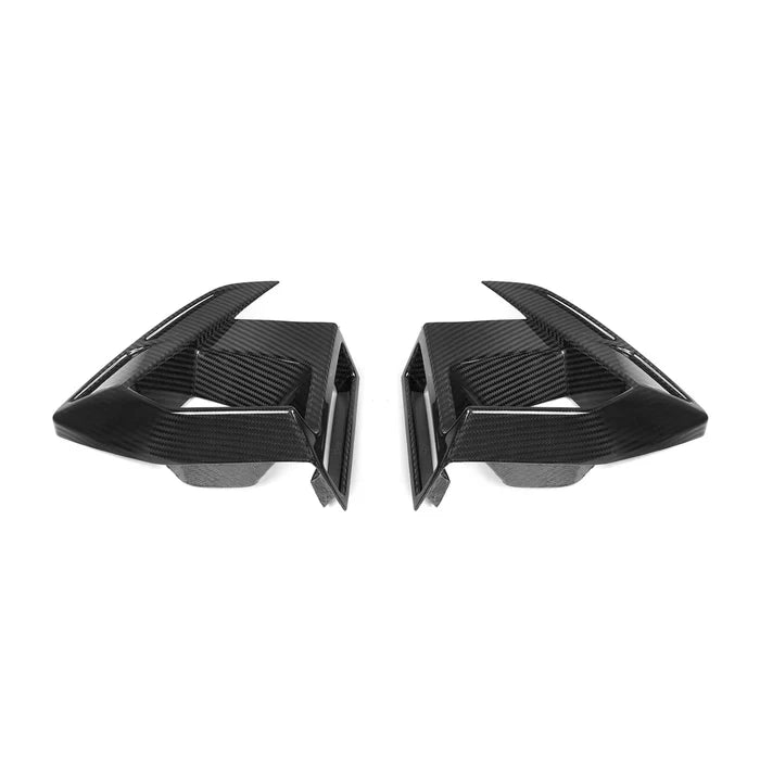 SooQoo BMW X3M F97 & X4M F98 LCI Front Ducts In Gloss Pre Preg Carbon Fibre (Facelift 2022+)