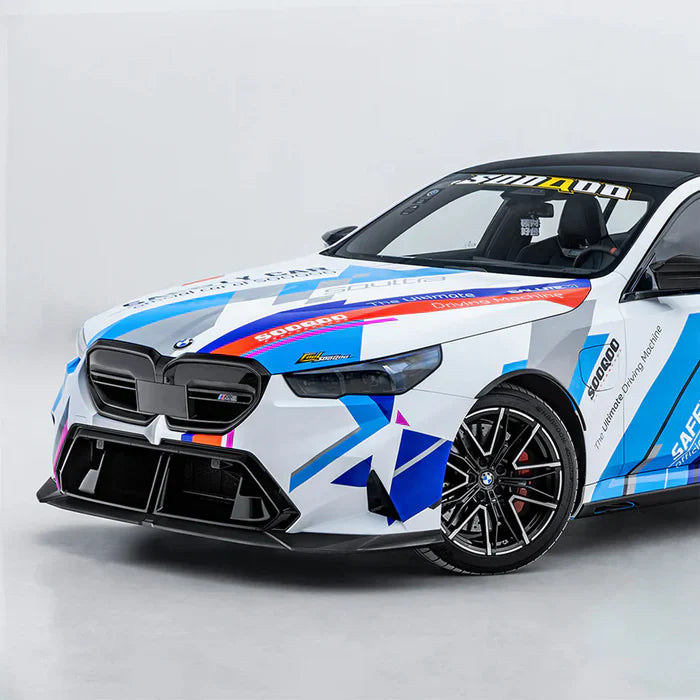 SooQoo BMW G90 & G99 M5 SQ-A Front Splitter In Gloss Carbon Fibre