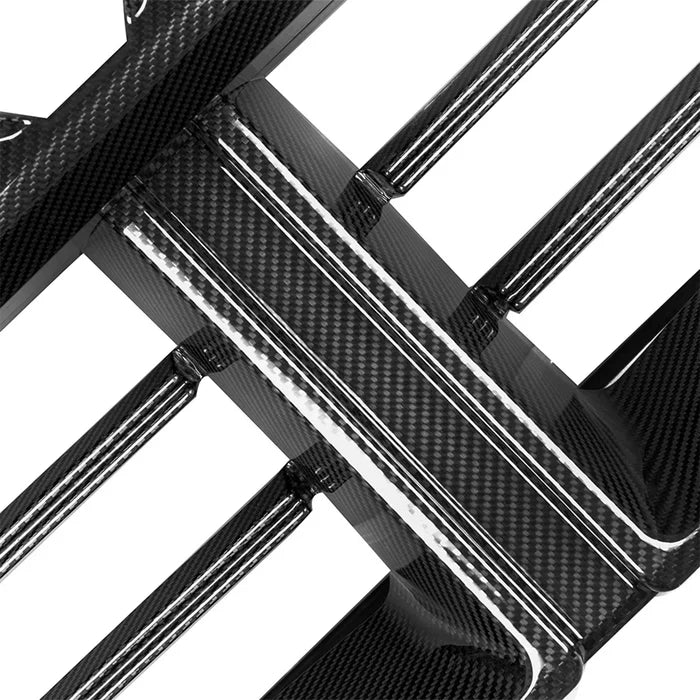 SooQoo BMW G90 & G99 M5 SQ Central Front Bumper Trim In Gloss Carbon Fibre